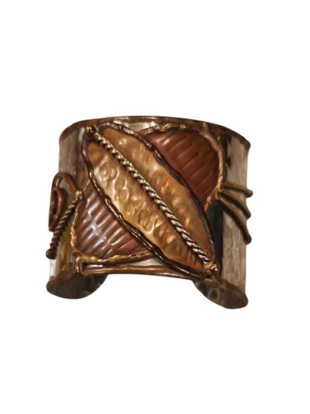 Custom Design BOHO, Copper, Bronze, Stainless, Metal Cuff Bracelet 2 1/2" wide